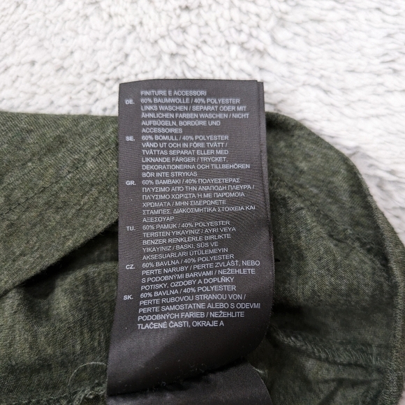 G-Star Raw Shirt Men's L Green Heather Rodis Short Sleeve Graphic Tee Cotton - Picture 3 of 7